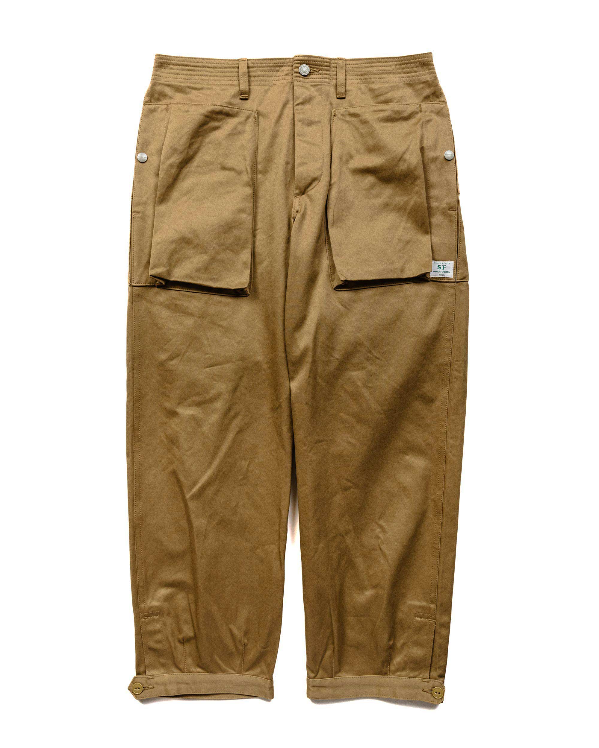 Sassafras Digs Crew Pants 4/5 41Chino Khaki