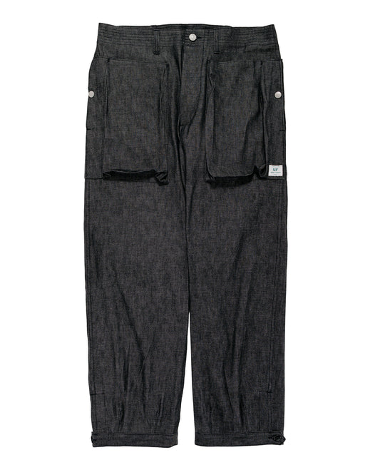 Sassafras Digs Crew Pants 4/5 8oz Denim Black