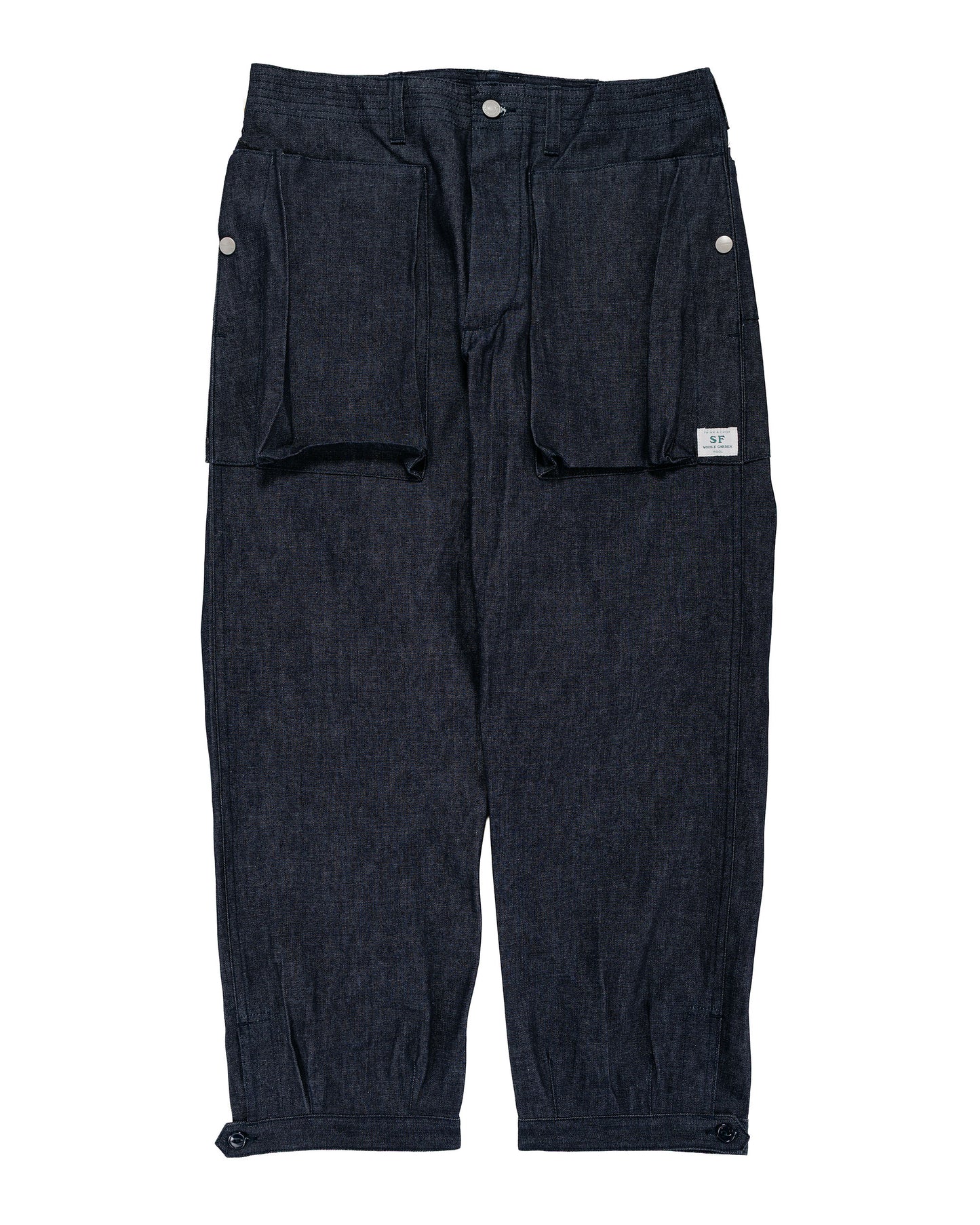 Sassafras Digs Crew Pants 4/5 8oz Denim Indigo