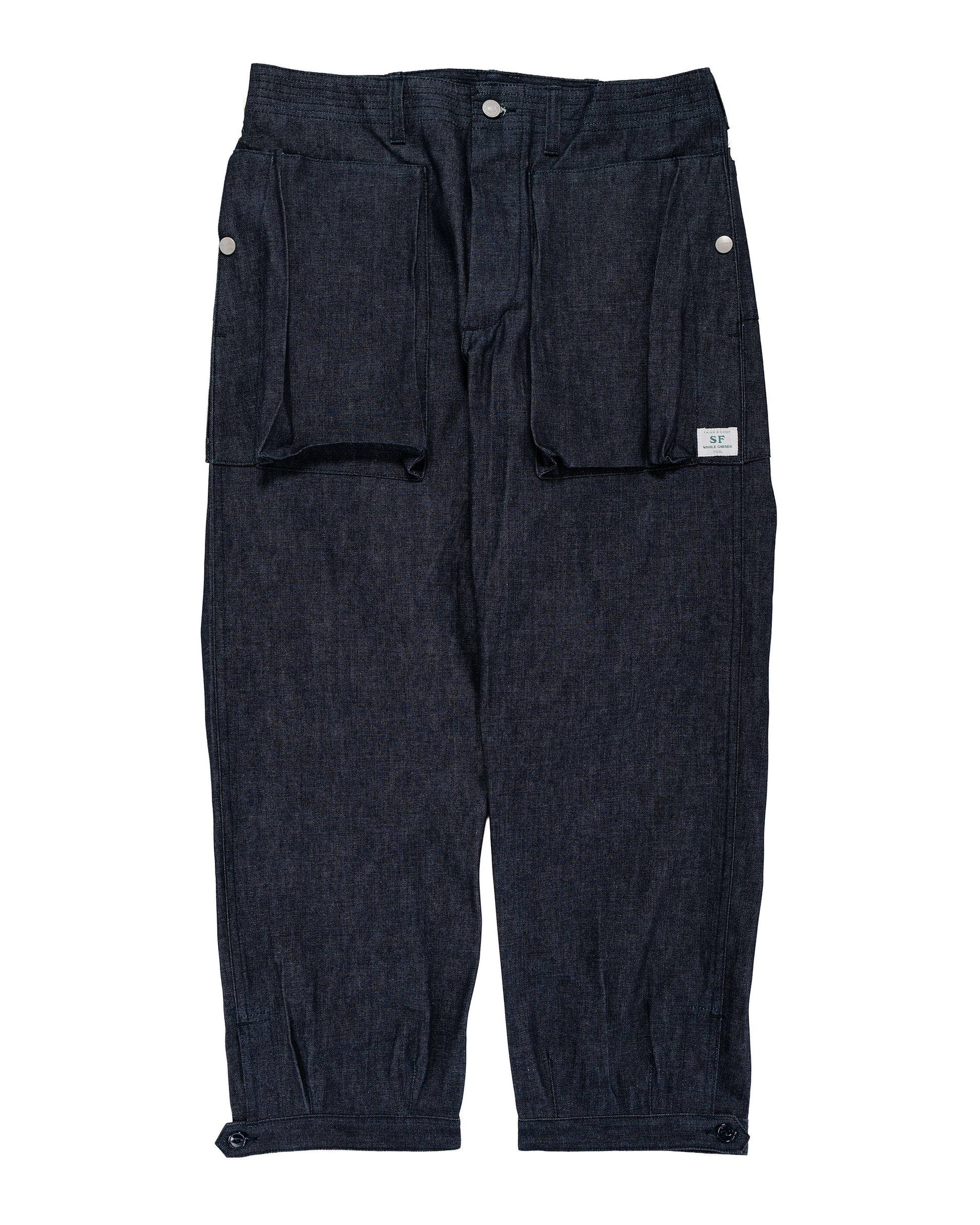 Sassafras Digs Crew Pants 4/5 8oz Denim Indigo