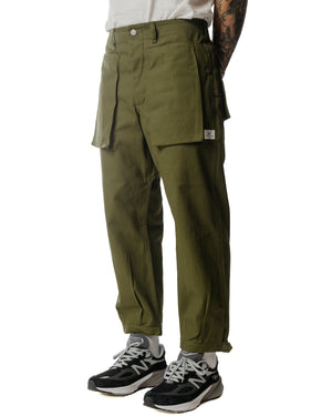 Sassafras Digs Crew Pants 4/5 Canvas Olive