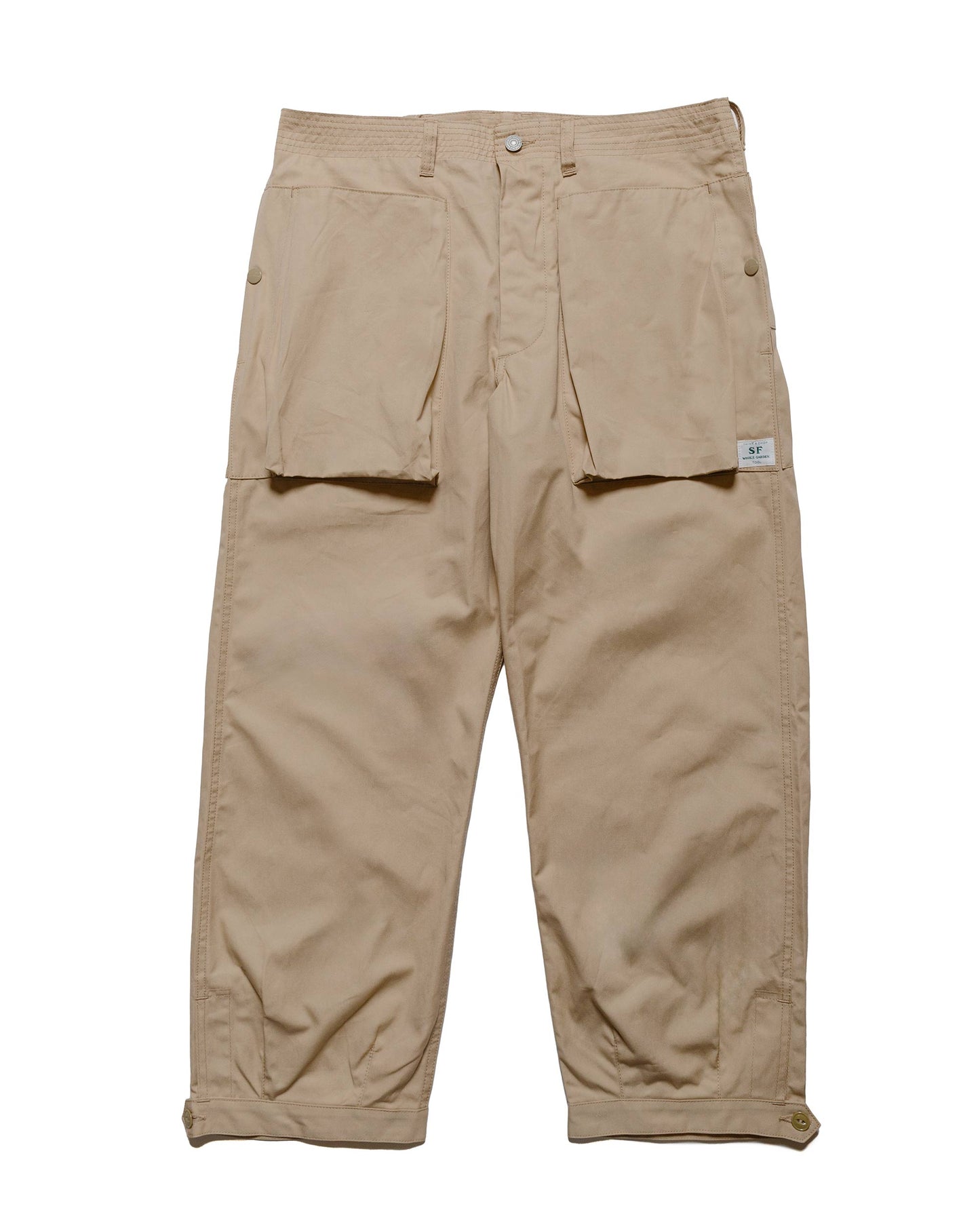 Sassafras Digs Crew Pants 4/5 Weather Beige