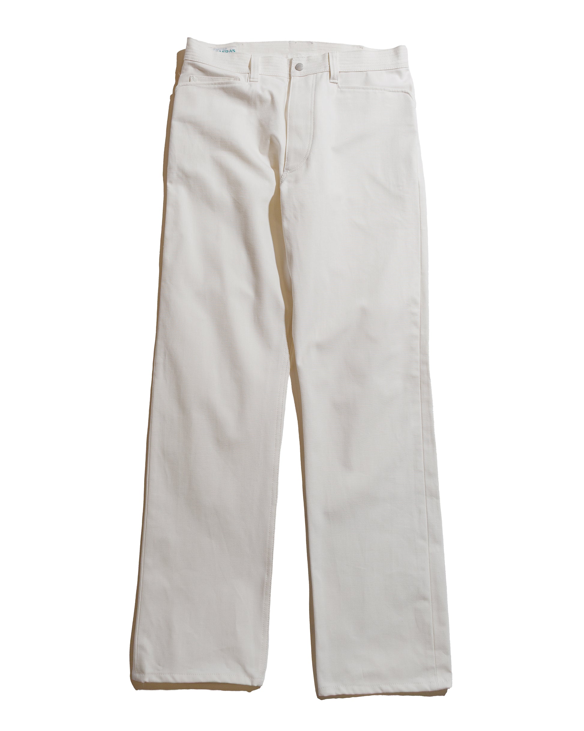 Sassafras Weeds Digger Pants Selvedge Duck Off White
