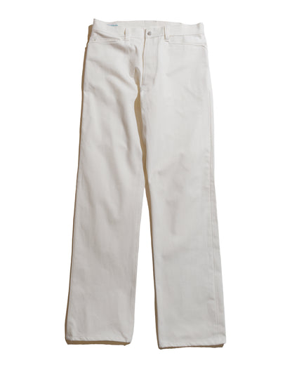 Sassafras Weeds Digger Pants Selvedge Duck Off White