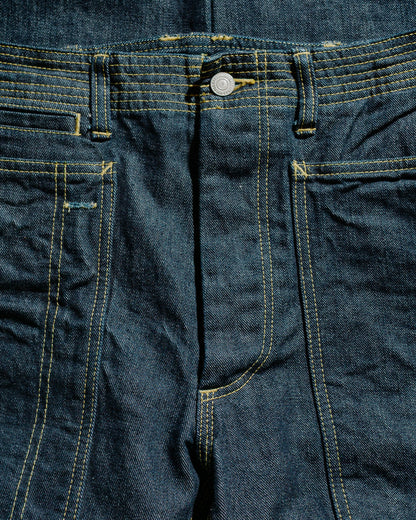 Sassafras Fall Leaf Sprayer Pants 13.5oz Denim Indigo