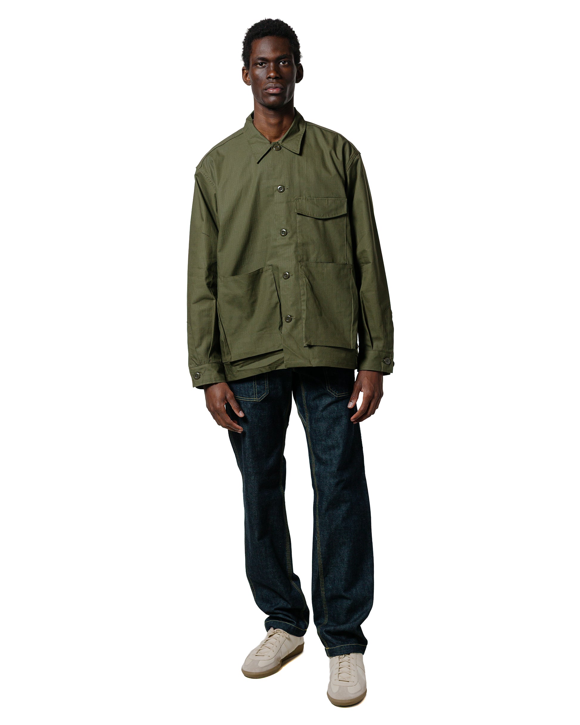 Sassafras Fall Leaf Sprayer Pants 13.5oz Denim Indigo