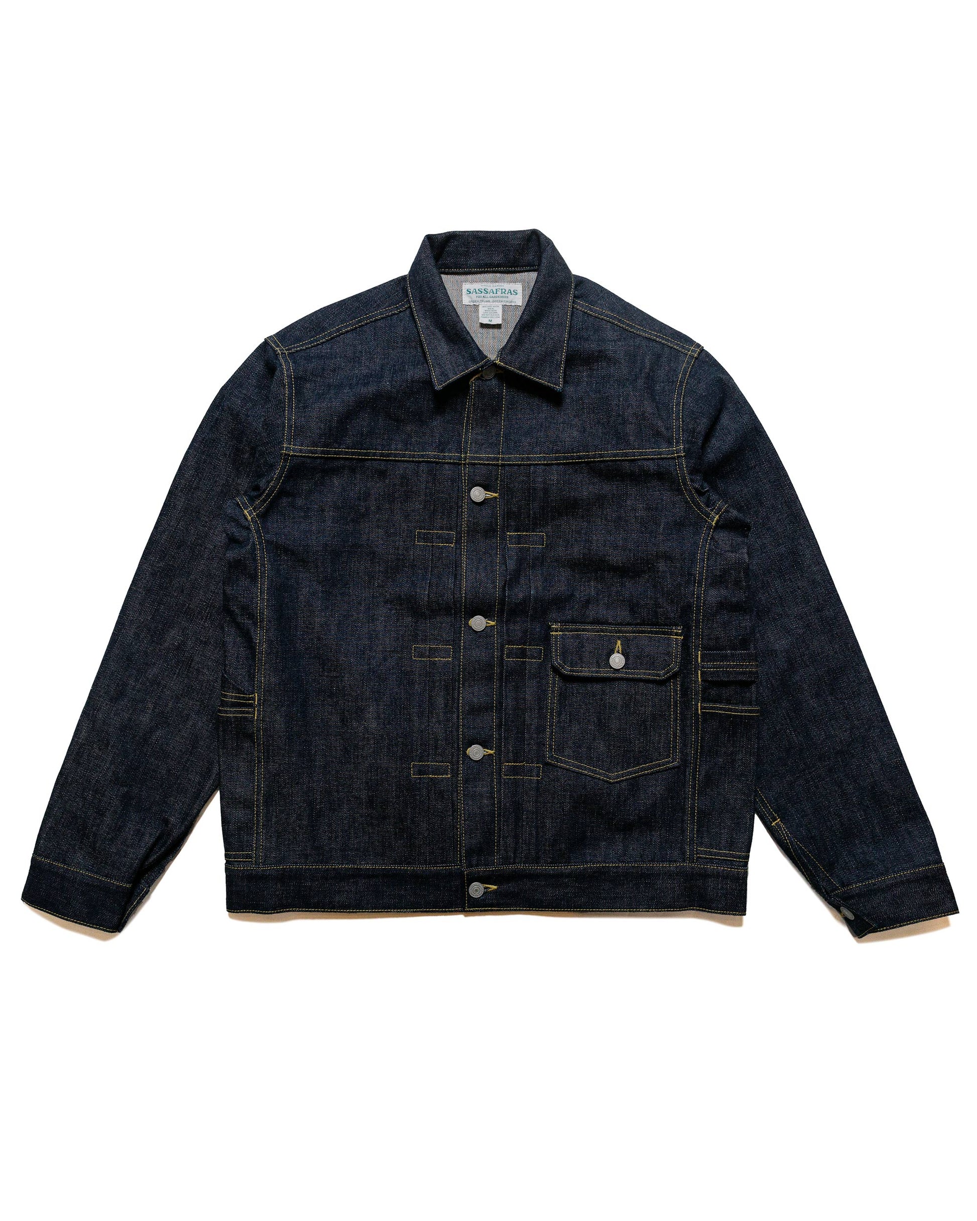 Sassafras Gardener Jacket 14oz Denim Indigo