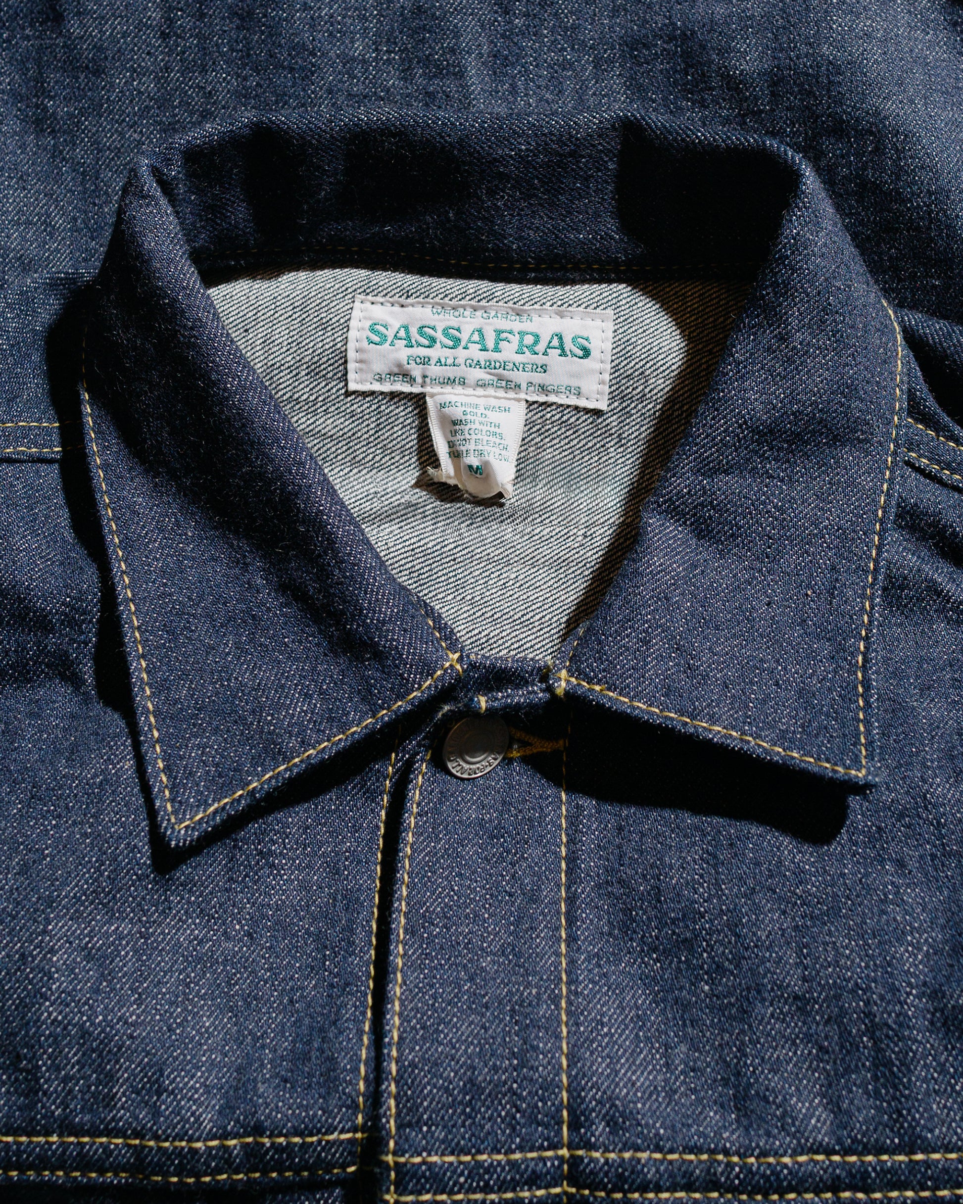 Sassafras Gardener Jacket 14oz Denim Indigo