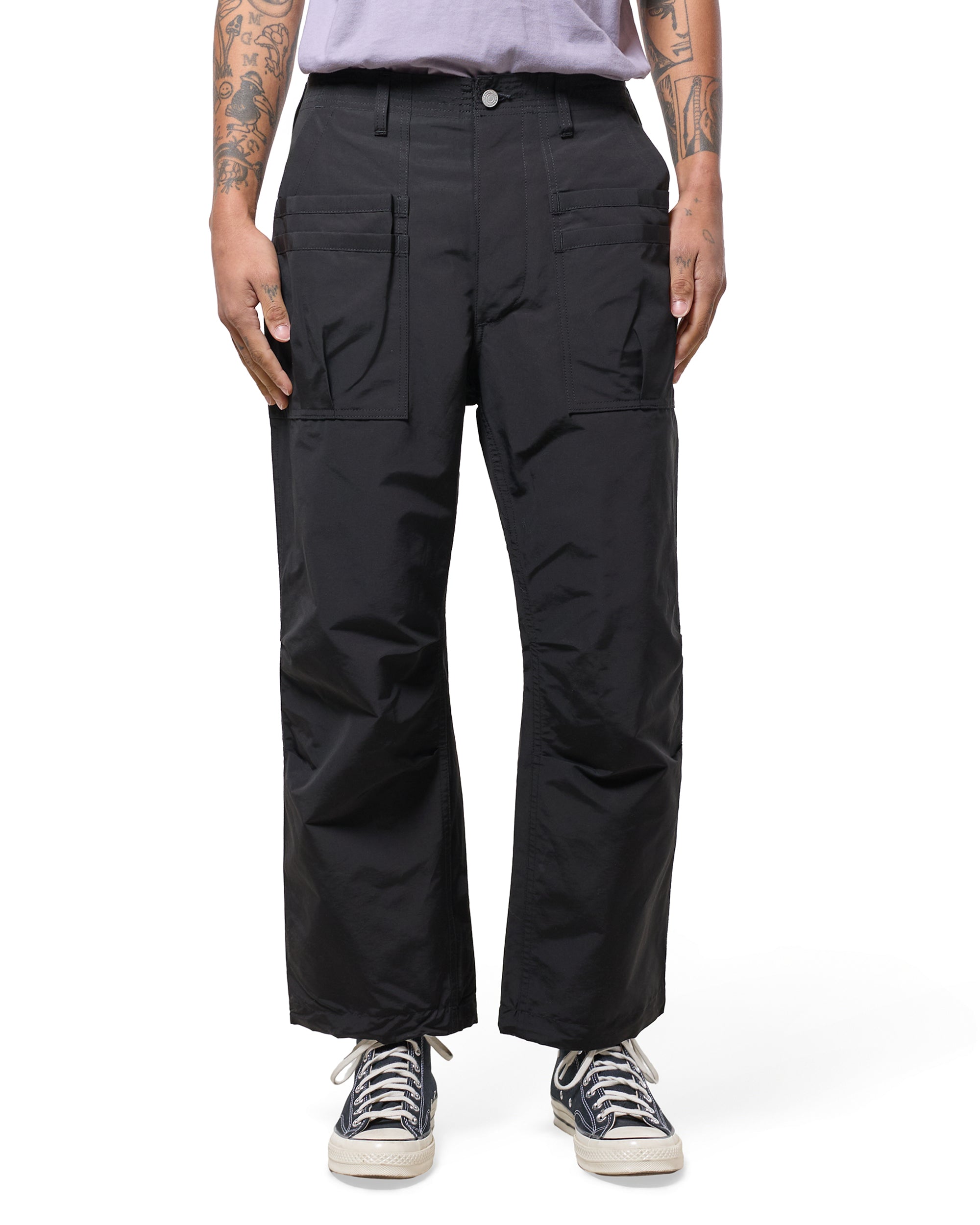 SASSAFRAS ササフラス OVERGROWN FATIGUE PANTS Sassafras Overgrown Fatigue Pants Selvedge Duck Brown