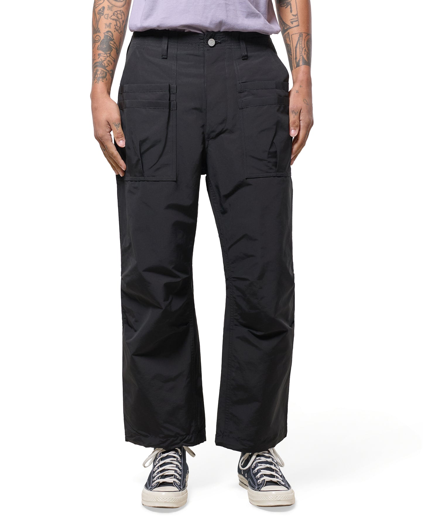lost & found Sassafras Sassafras Overgrown Fatigue Pants 60/40 Cotton Nylon Black
