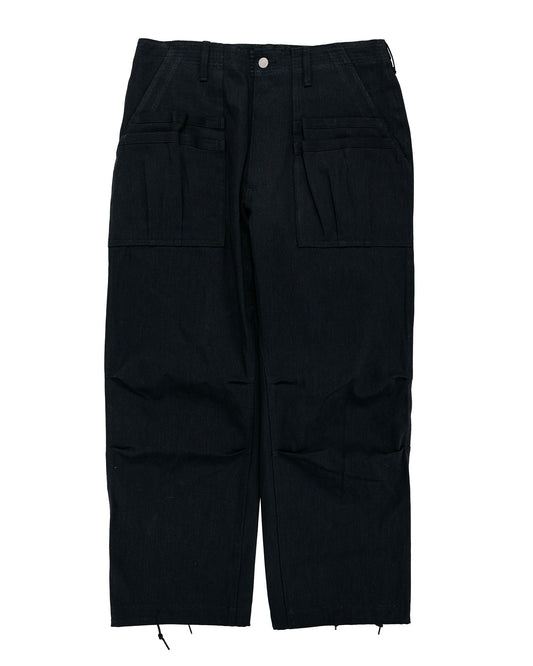 Sassafras Overgrown Fatigue Pants 8.5oz Work Denim Black