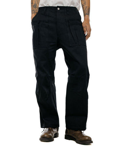 Sassafras Overgrown Fatigue Pants 8.5oz Work Denim Black