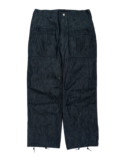 Sassafras Overgrown Fatigue Pants 8.5oz Work Denim Indigo