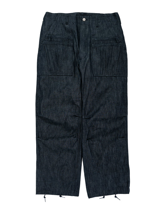 Sassafras Overgrown Fatigue Pants 8.5oz Work Denim Indigo