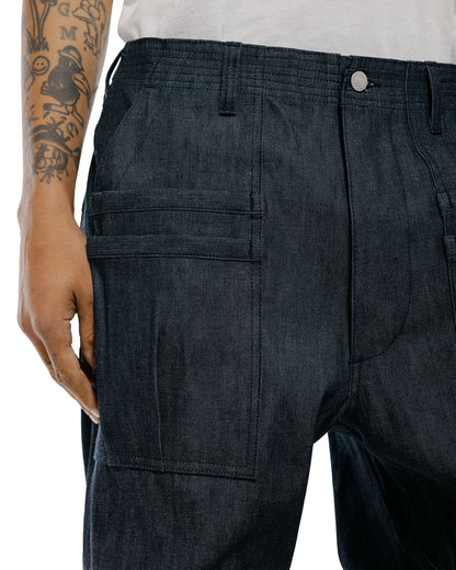 Sassafras Overgrown Fatigue Pants 8.5oz Work Denim Indigo