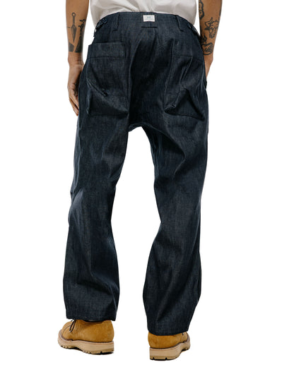 Sassafras Overgrown Fatigue Pants 8.5oz Work Denim Indigo