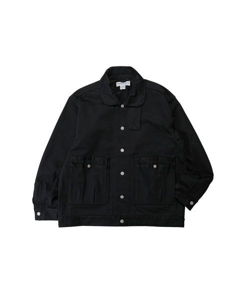 Sassafras Overgrown Trug Jacket Pique Black