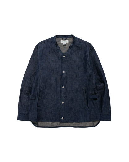 Sassafras Vase Wall Gardener Jacket 8oz Military Denim Indigo