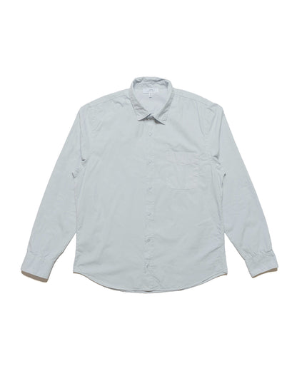 Save Khaki United Poplin Standard Shirt Light Blue