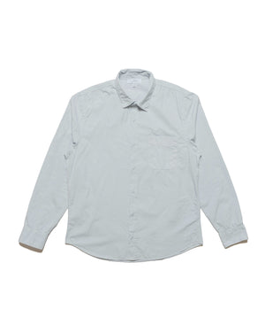 Save Khaki United Poplin Standard Shirt Light Blue