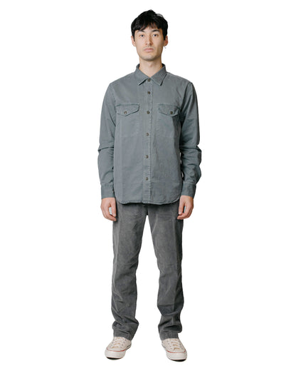 Save Khaki United Twill Overshirt Petrol model full