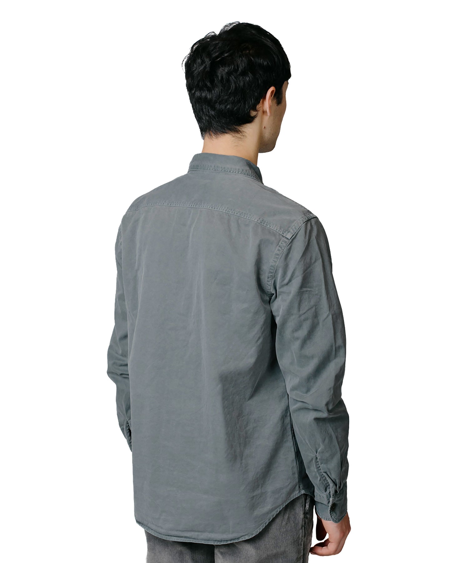 Save Khaki United Twill Overshirt Petrol model back