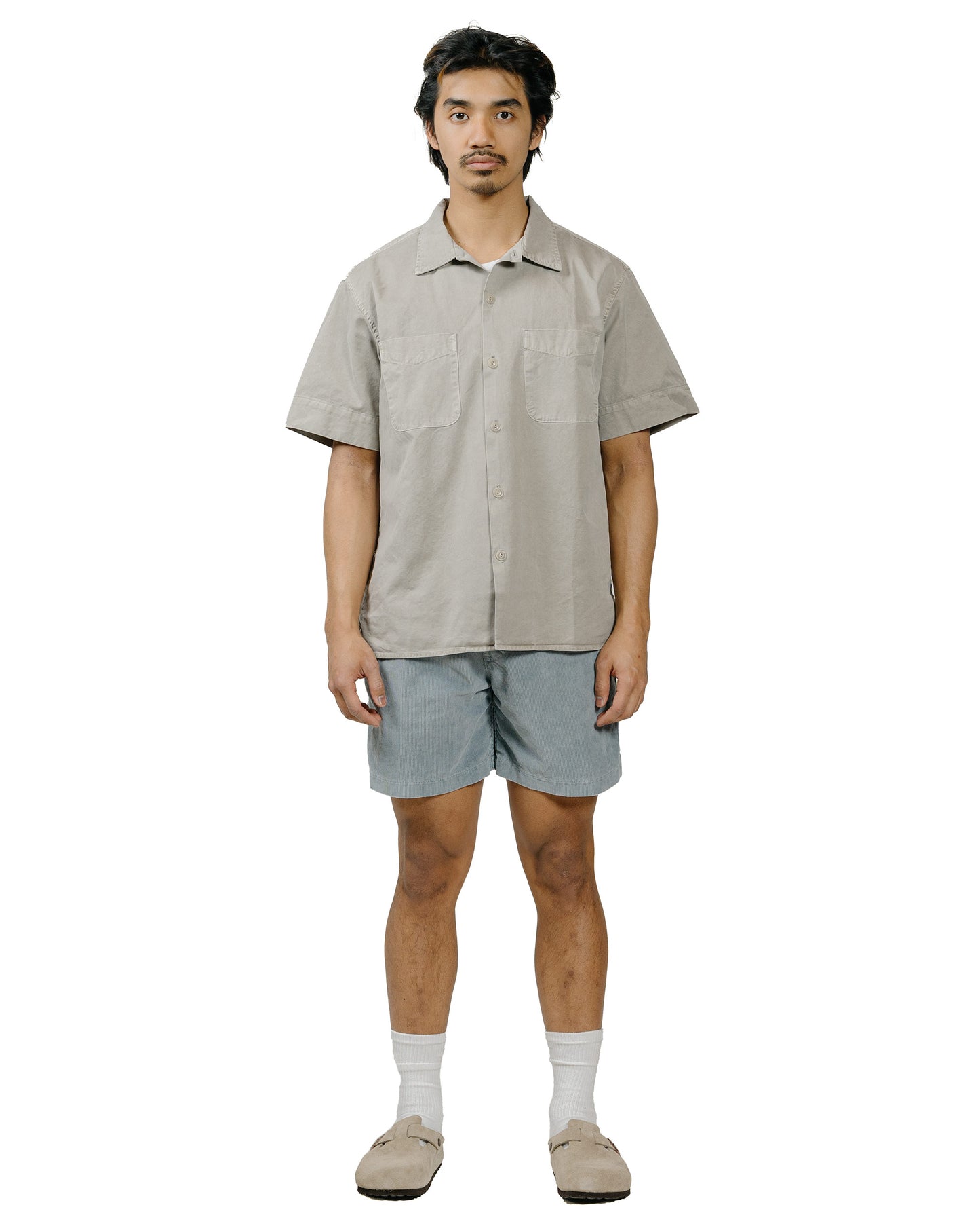 Save Khaki United Corduroy Easy Short Fog model full