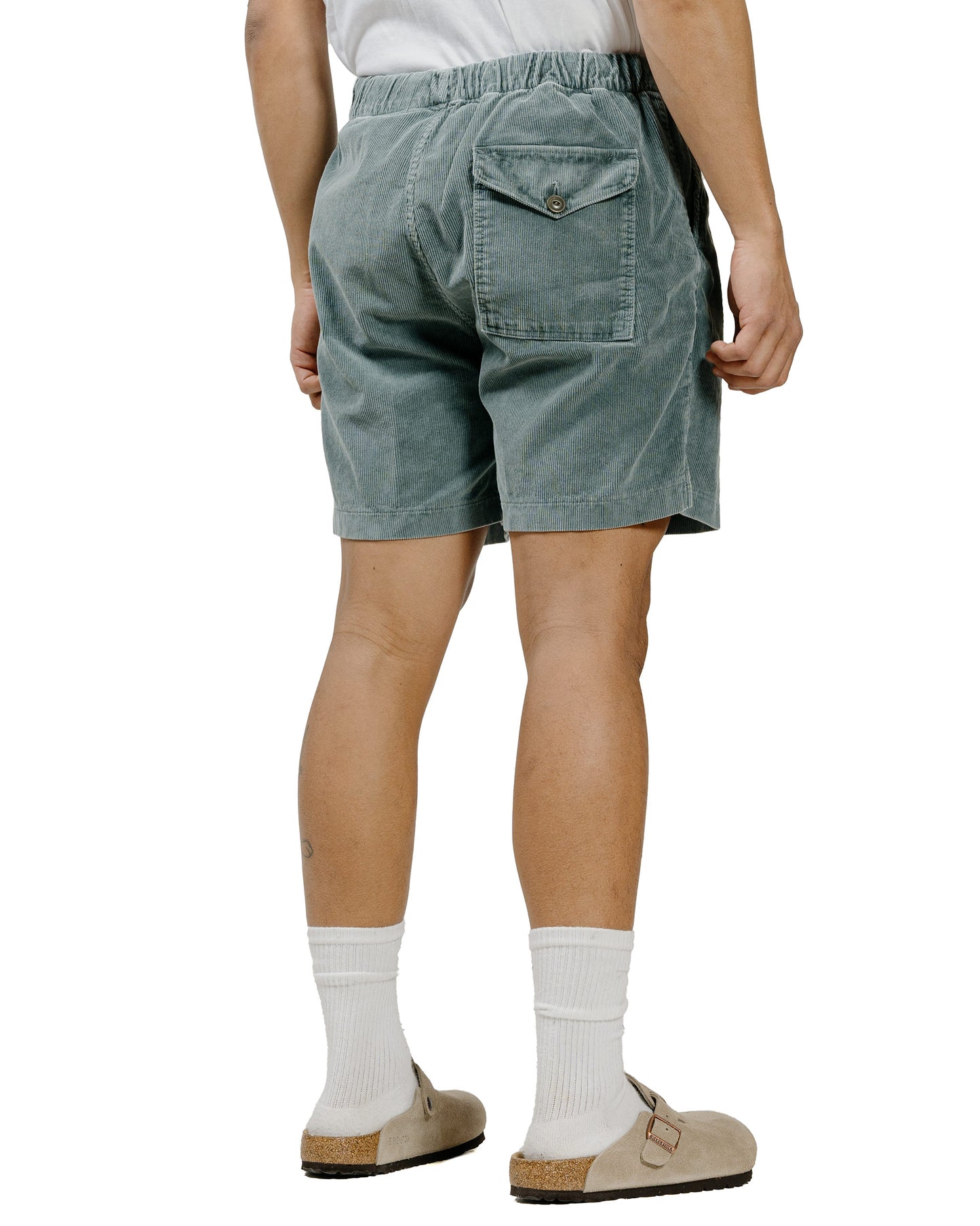 Save Khaki United Corduroy Easy Short Petrol model back