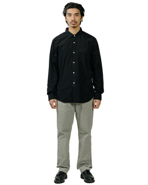 Save Khaki United Poplin Standard Shirt Black model full