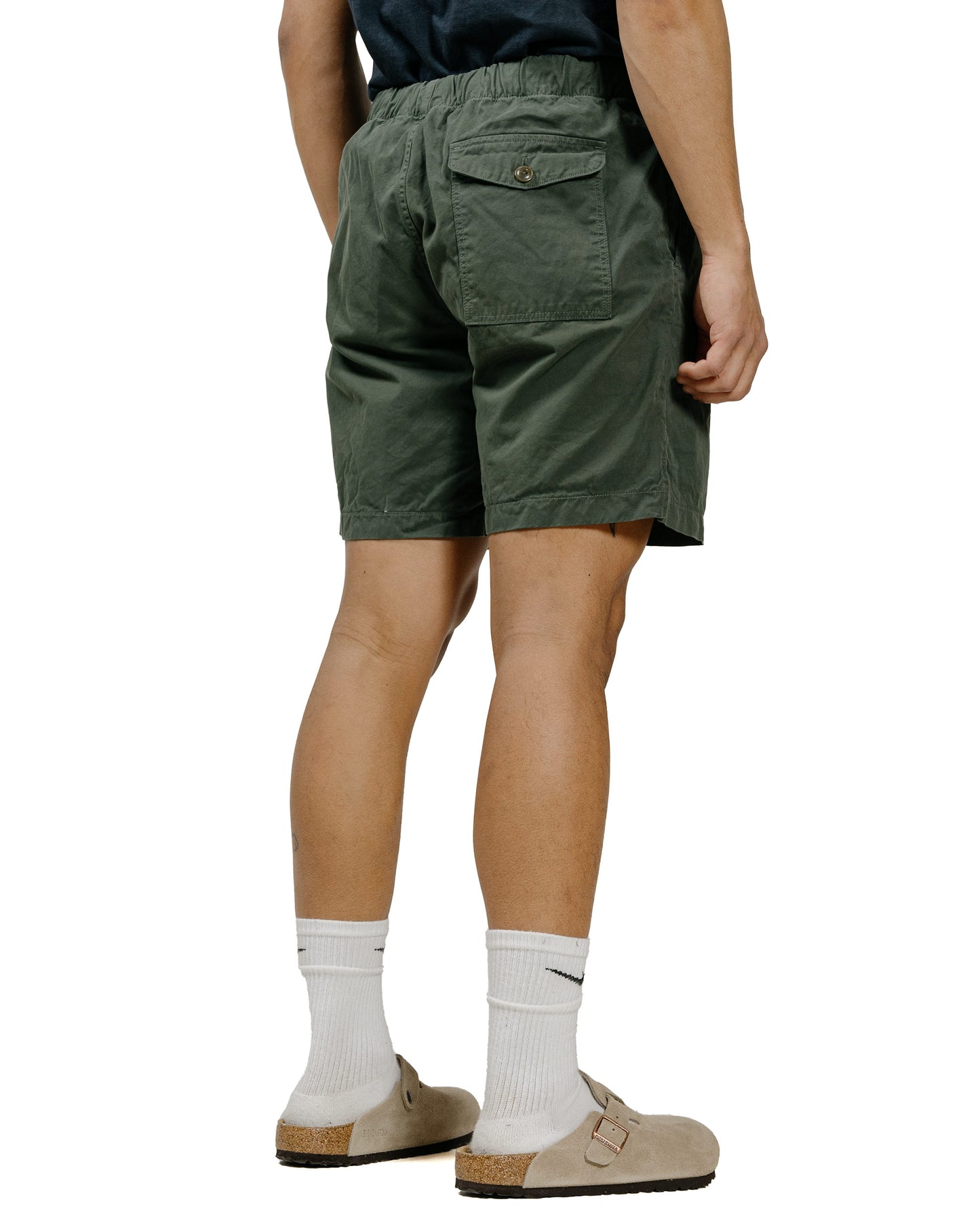 Save Khaki United Twill Easy Short Basil back