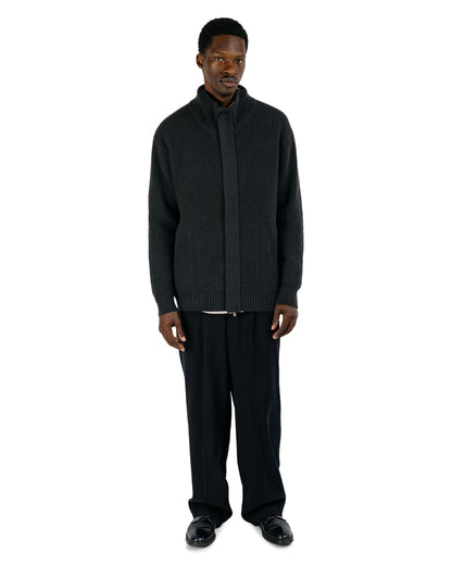 Seya. Cloud Knit Blouson / Double Yak Night Cloud