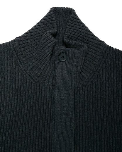 Seya. Cloud Knit Blouson / Double Yak Night Cloud