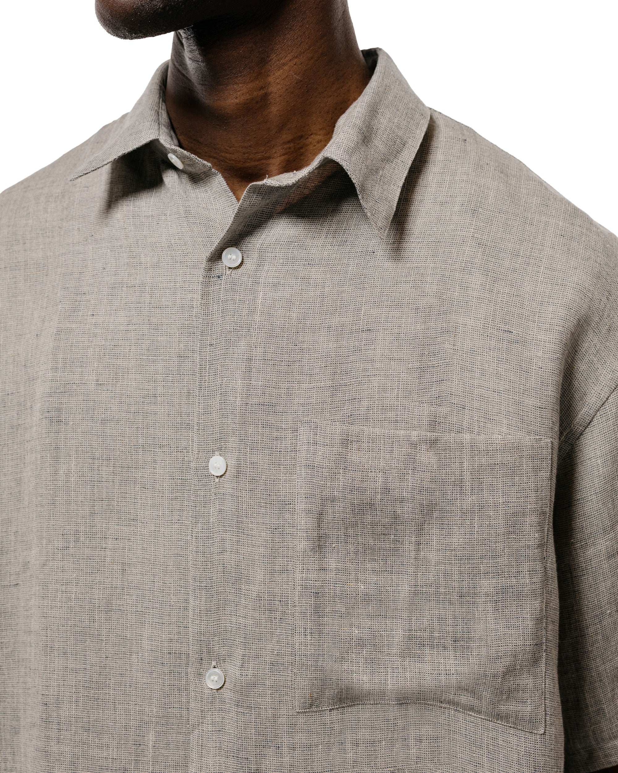 Seya. Eternal Summer Shirt/Linen Mesh Grey Mix
