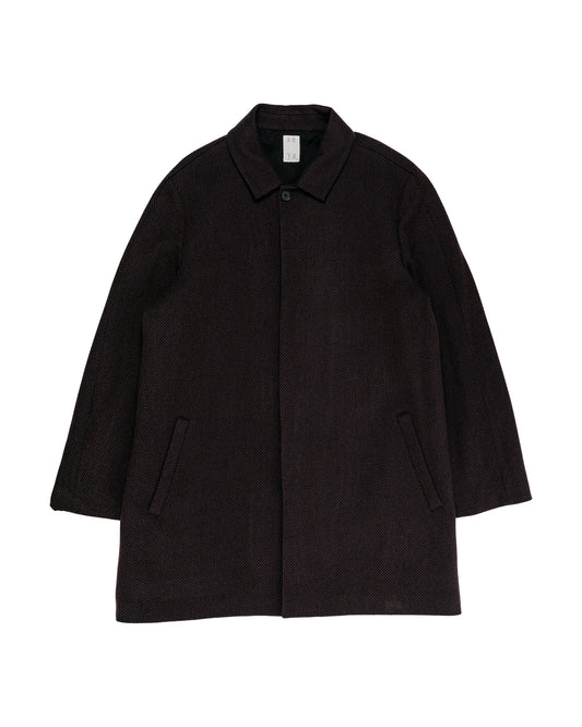 Seya. Horsecoat / Ancient Herringbone Mud Indigo