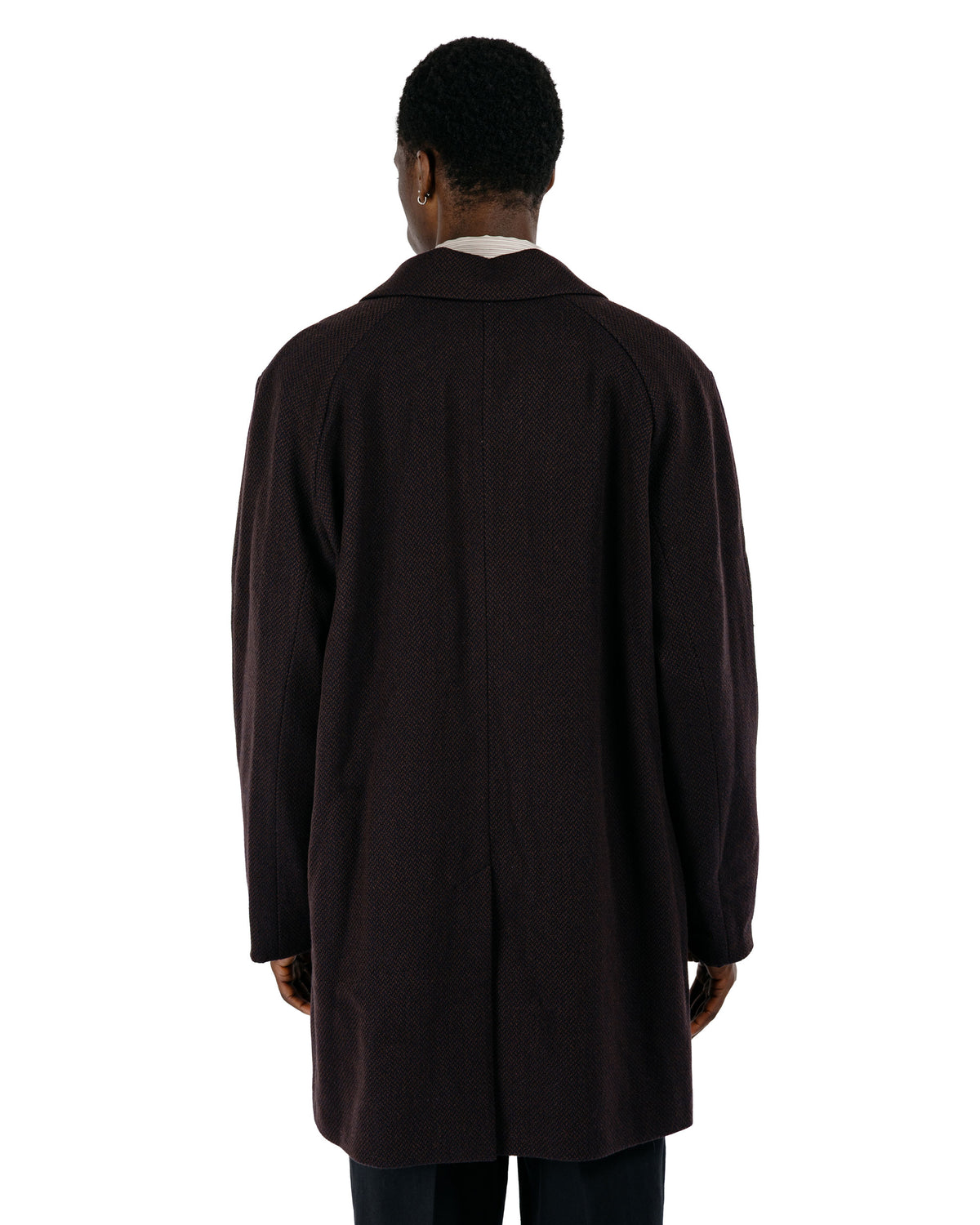 Seya. Horsecoat / Ancient Herringbone Mud Indigo