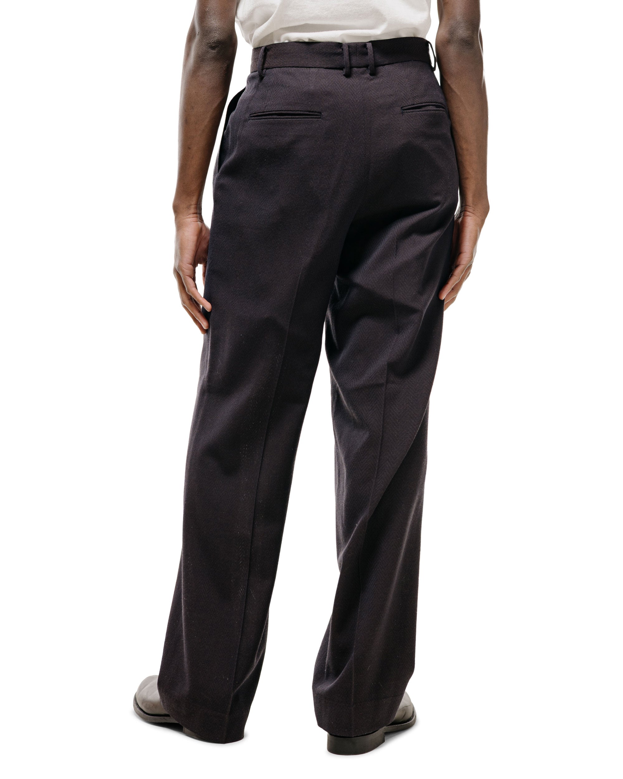 Seya. Travel Pants/Summer Herringbone Mud Indigo