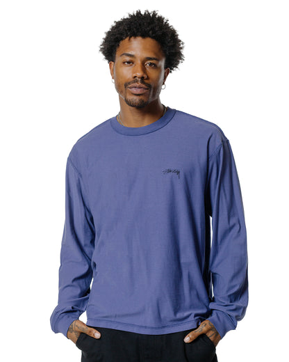 Stüssy Lazy LS Tee Vintage Navy