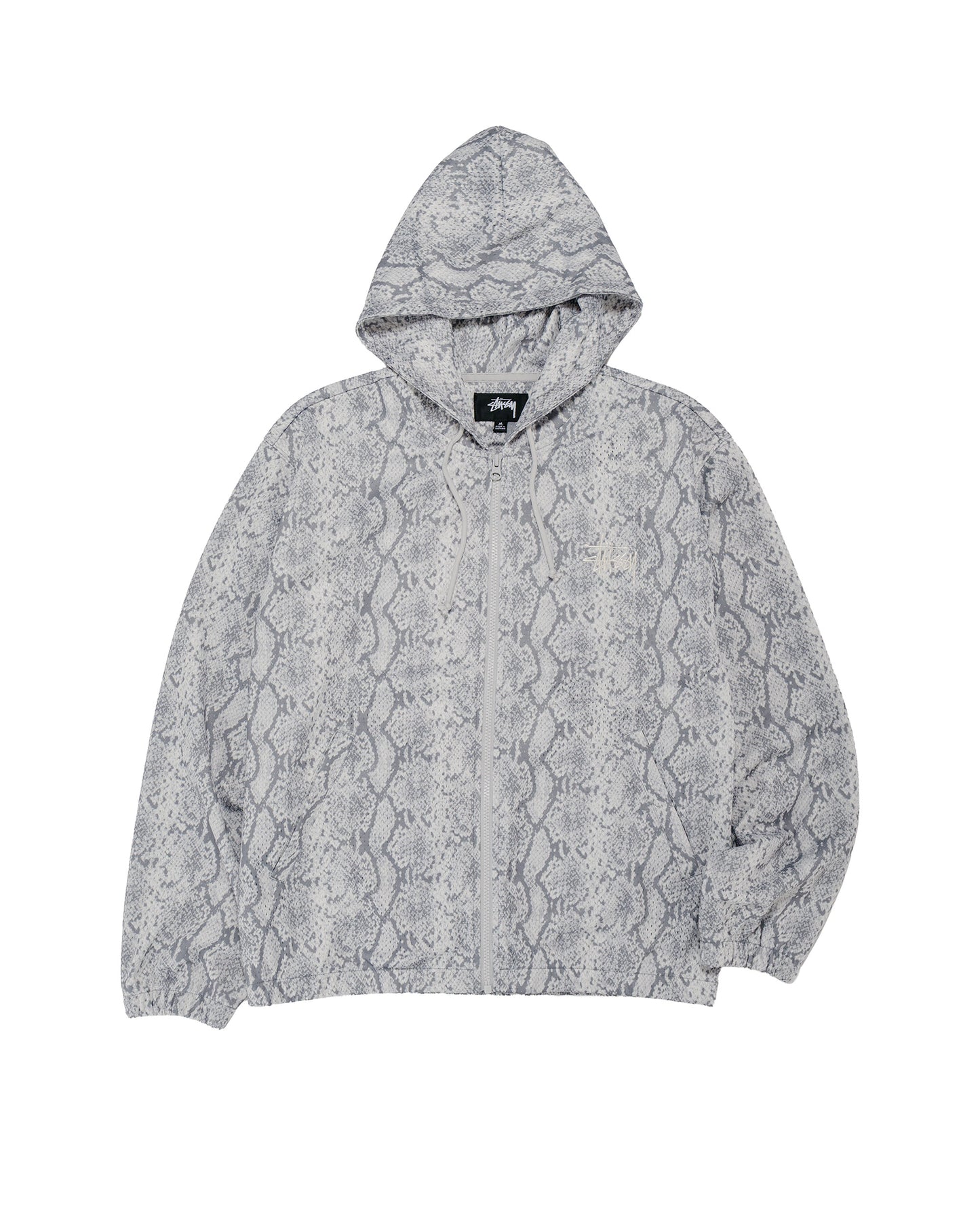 Stüssy Athletic Mesh Zip Hood Snake