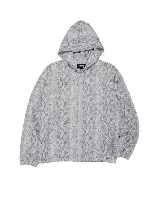 Stüssy Athletic Mesh Zip Hood Snake