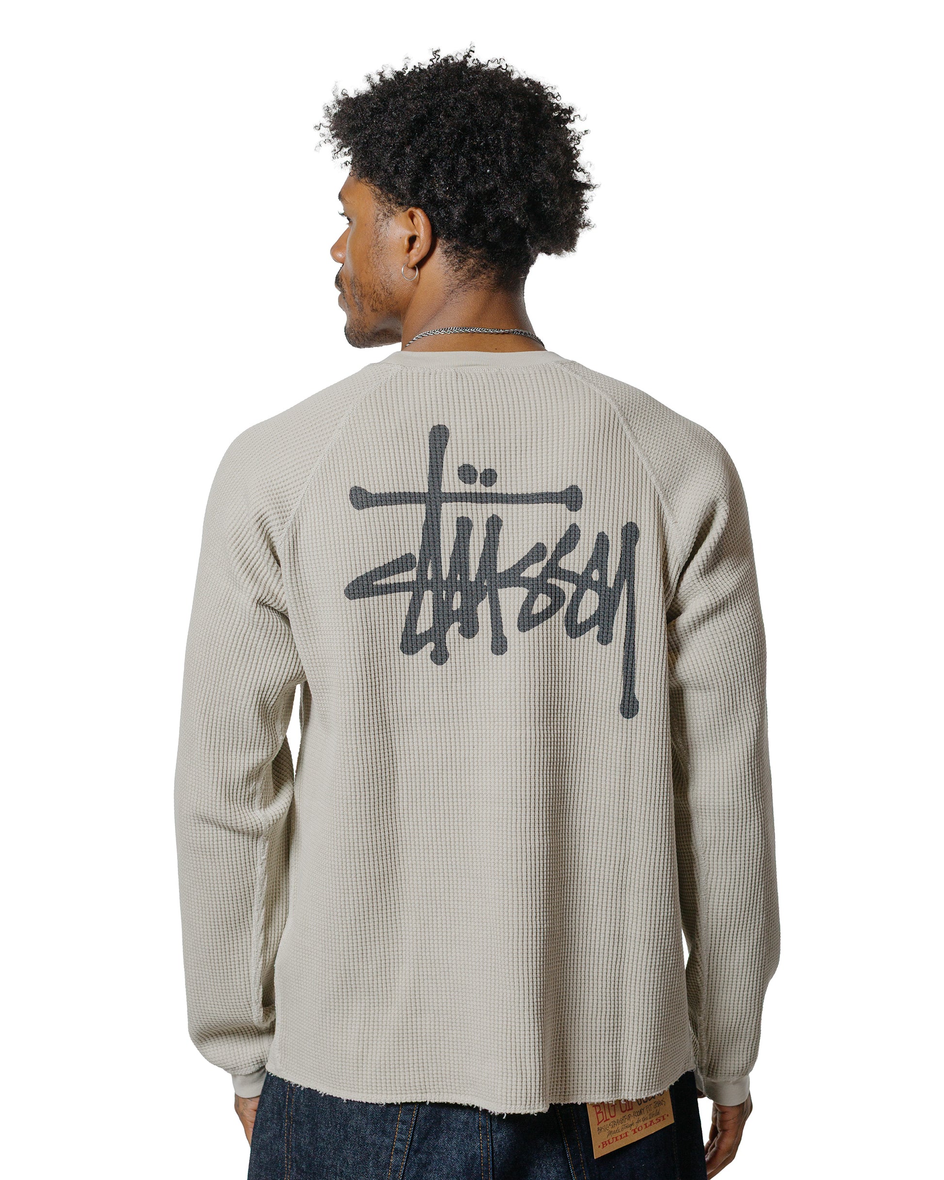 lost & found Stussy Stüssy Basic Stock Raglan Thermal Bone