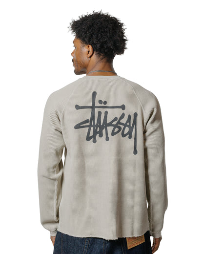 lost & found Stussy Stüssy Basic Stock Raglan Thermal Bone