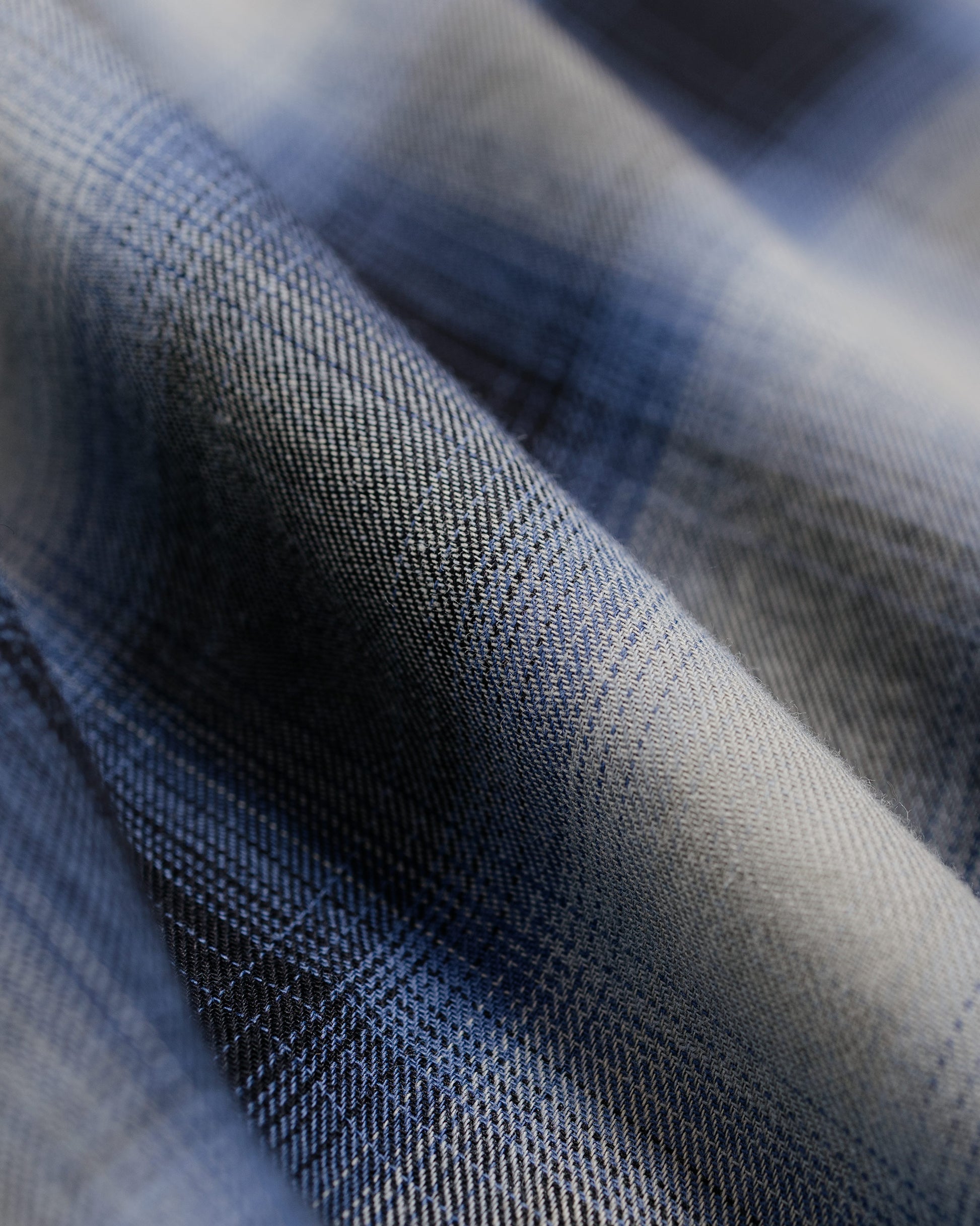 Stüssy Beach Ombre Plaid Shirt Black