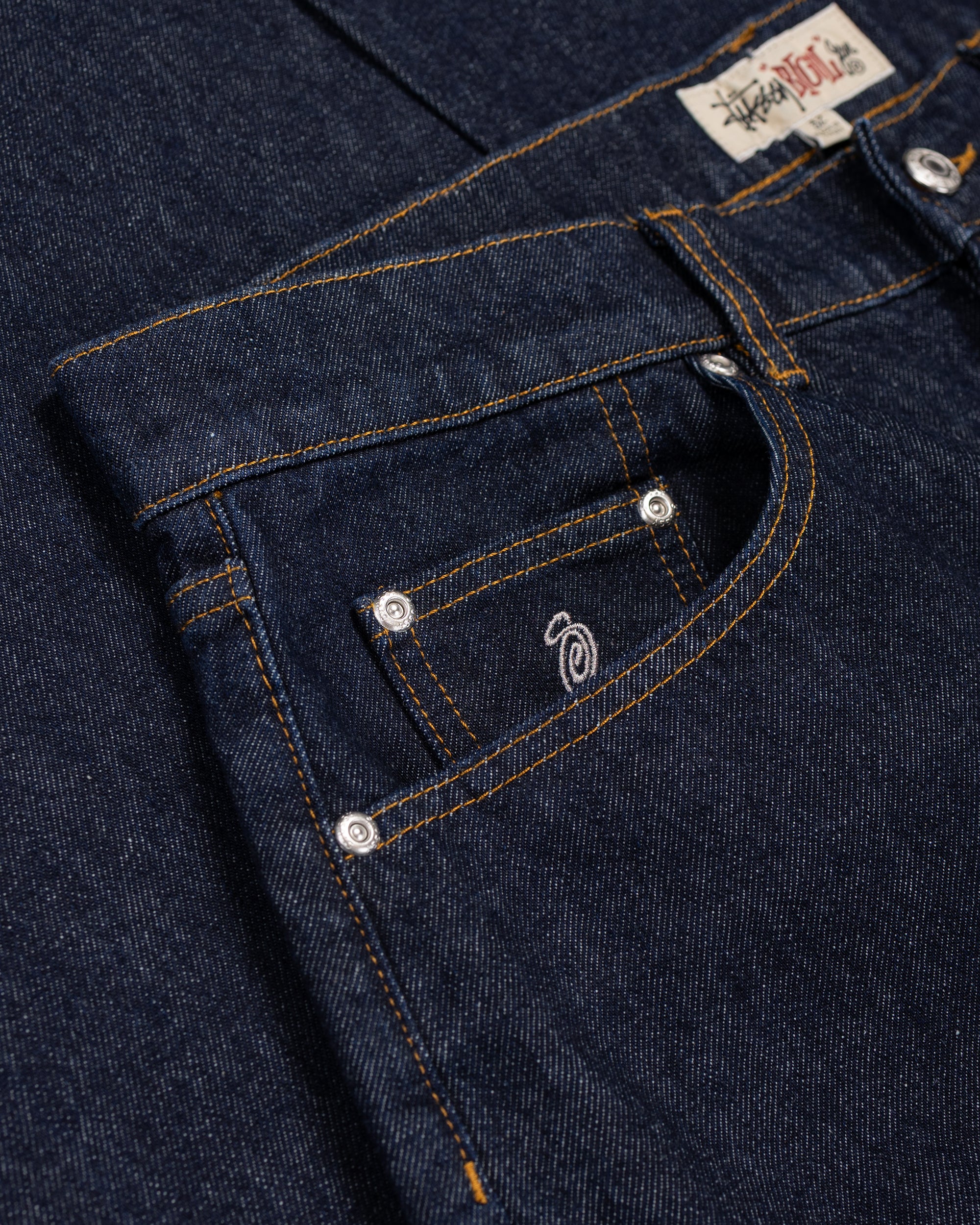 Stüssy Big Ol' Jean Denim Rinsed Indigo