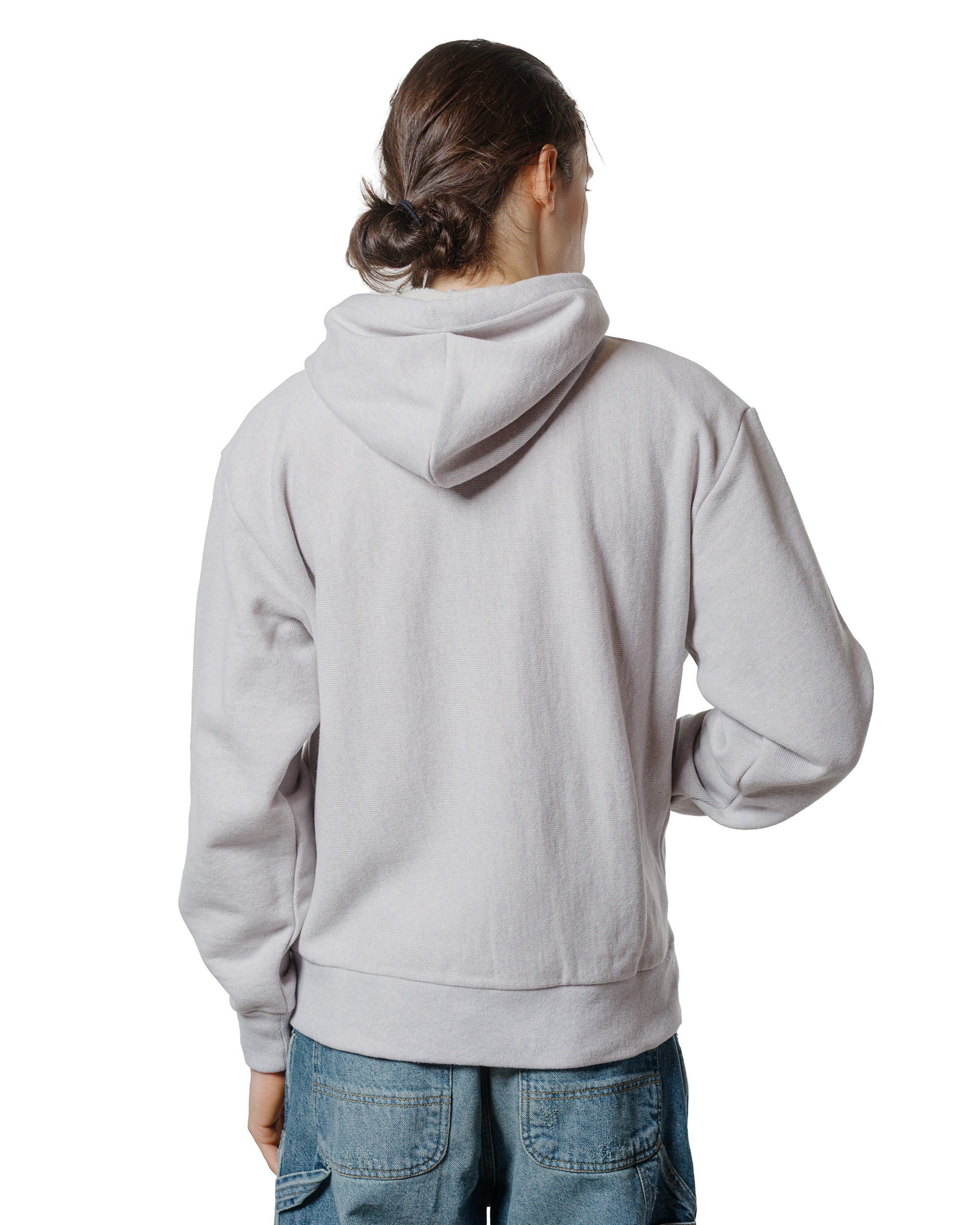 Stüssy ブラス ジップ ニット フーディー アッシュヘザー