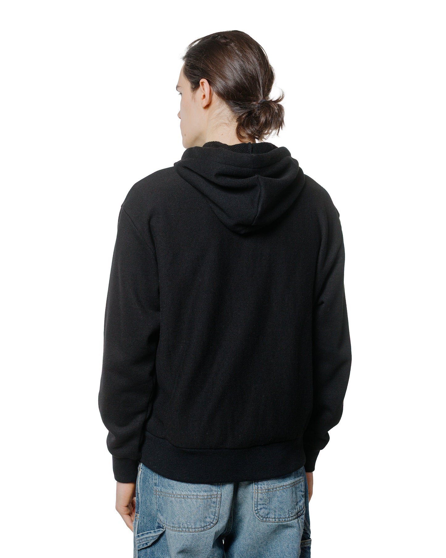 Stüssy Brass Zip Knit Hood Black