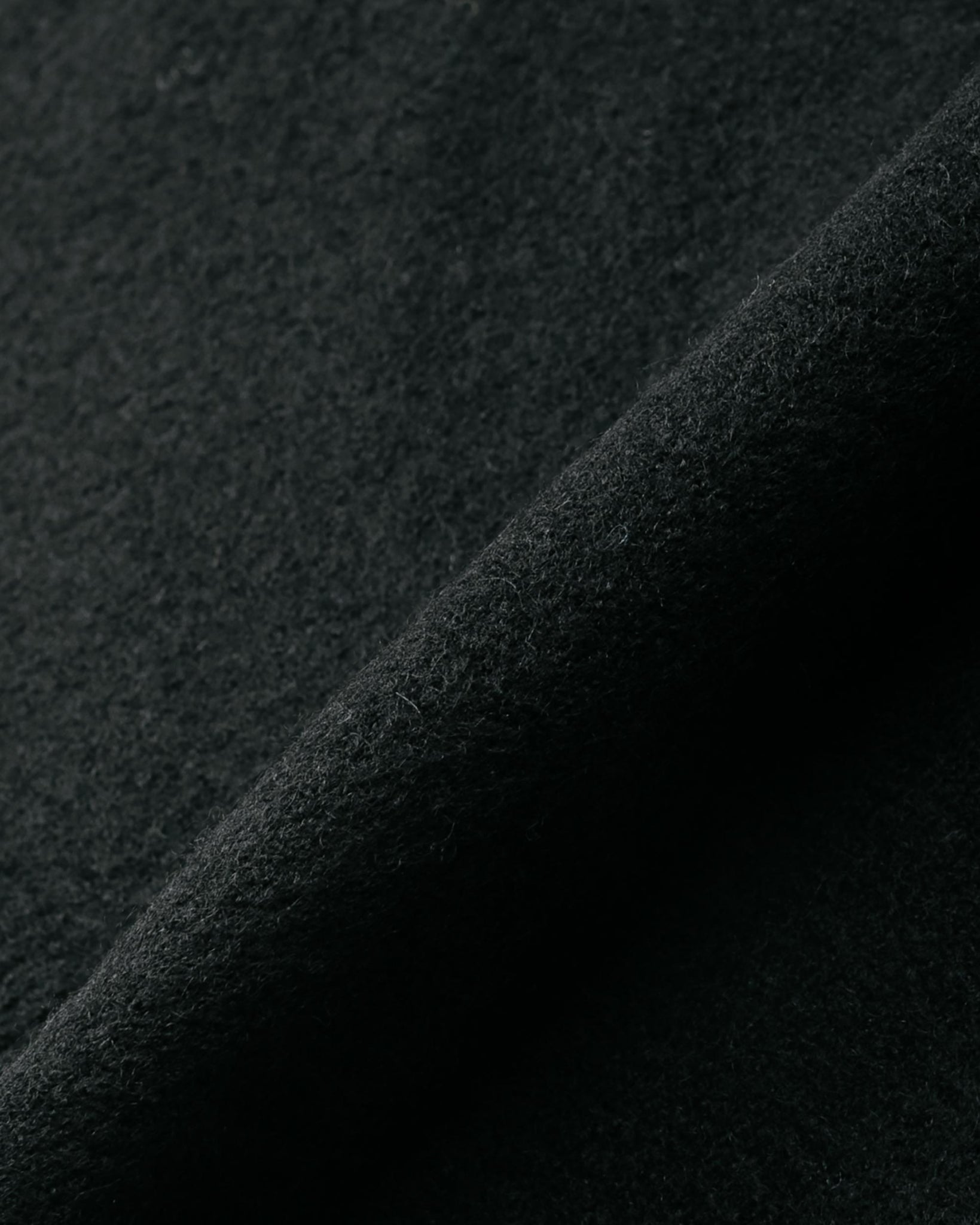 Stüssy Brushed Cardigan Black Fabric