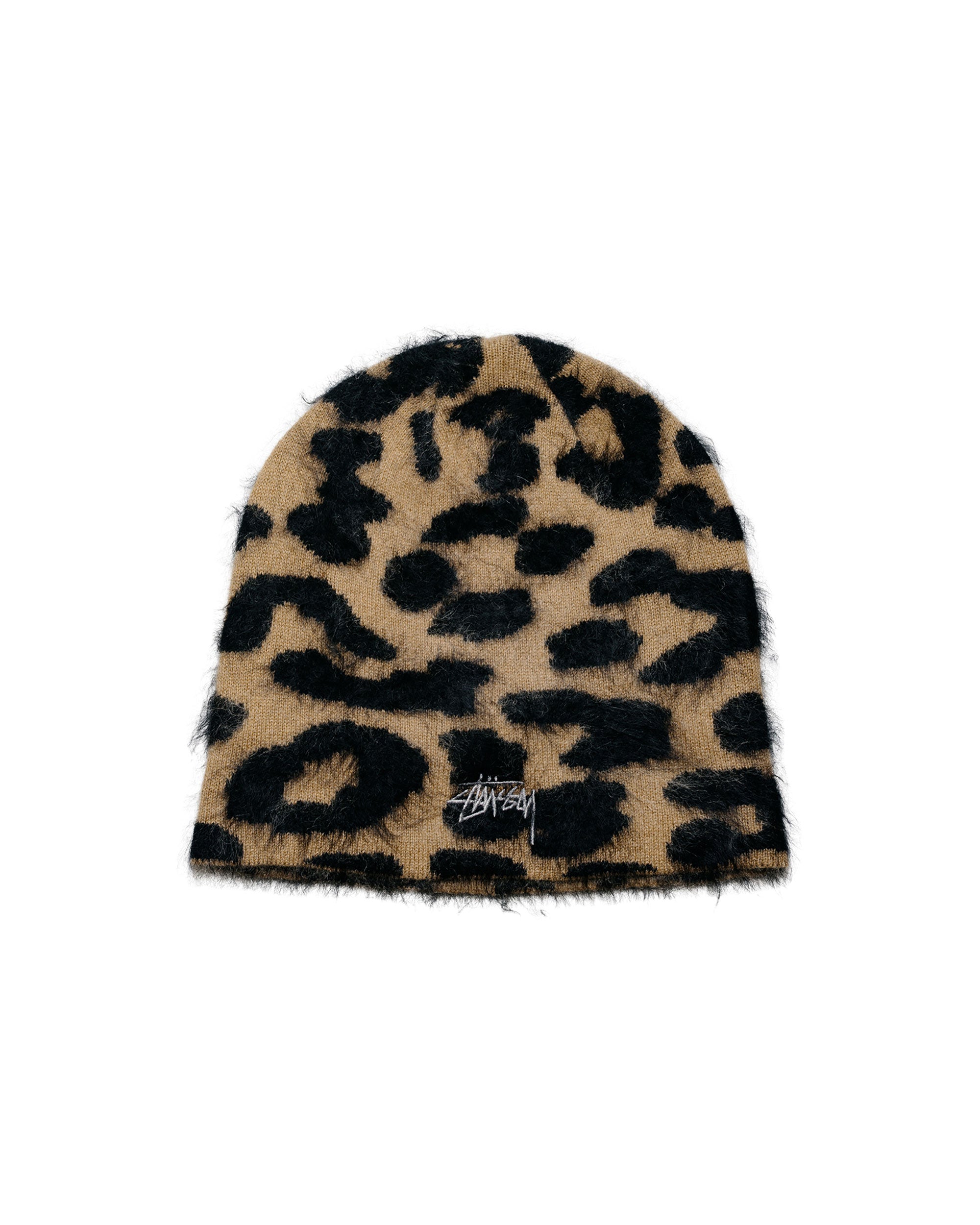 Stüssy S ニットスカルキャップ ブラック