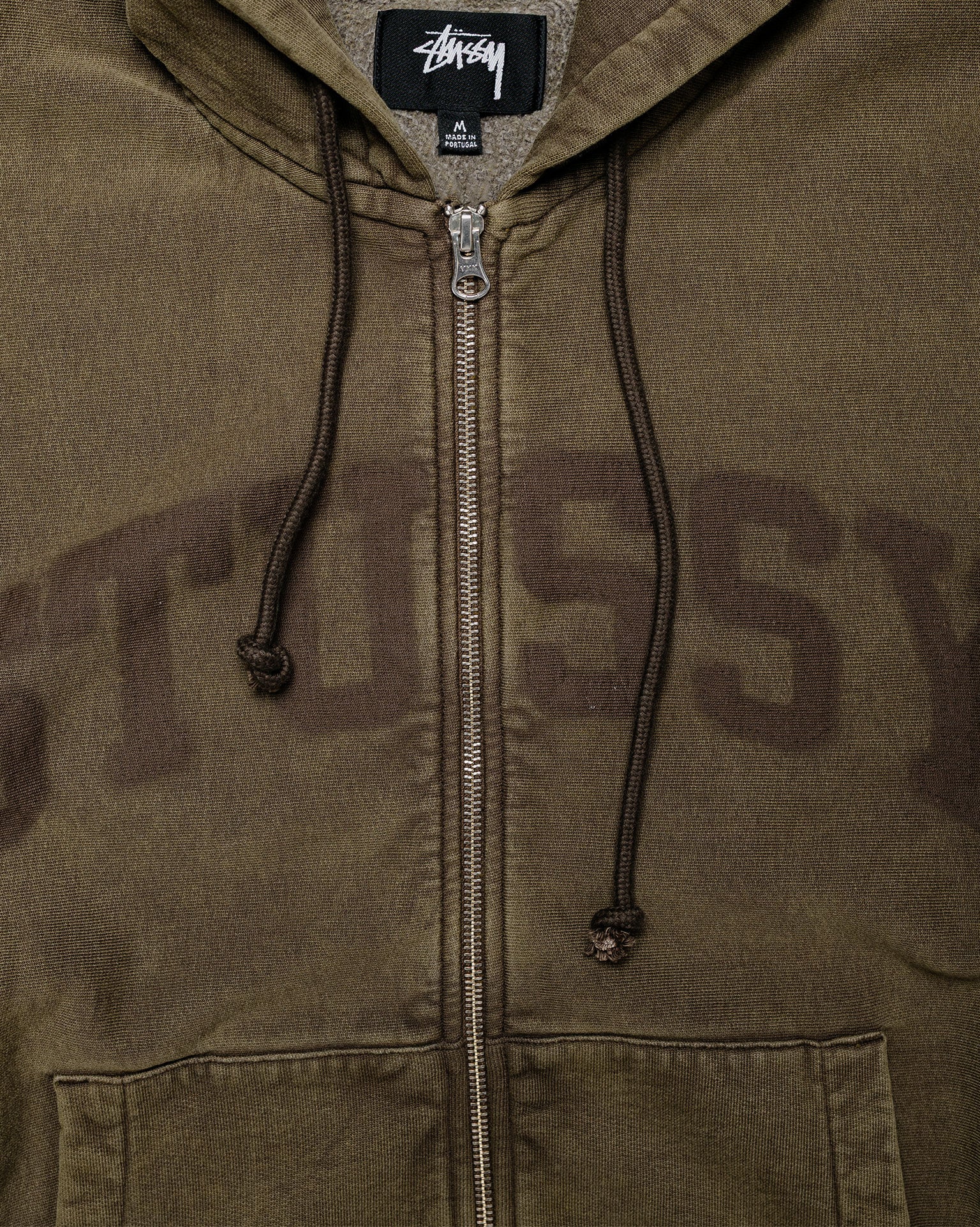 Stüssy Faded Graphic Zip Hood Olive