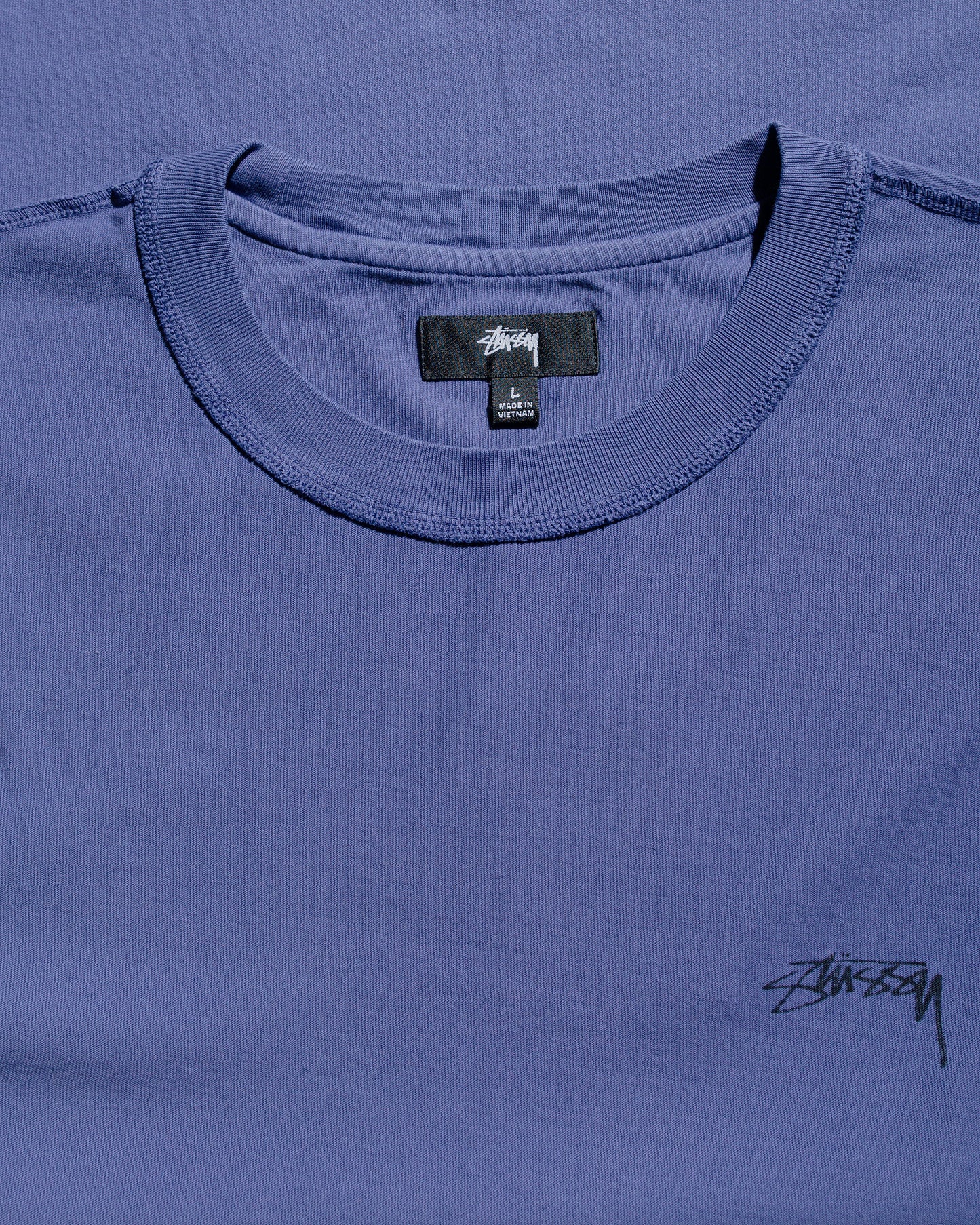Stüssy Lazy LS Tee Vintage Navy
