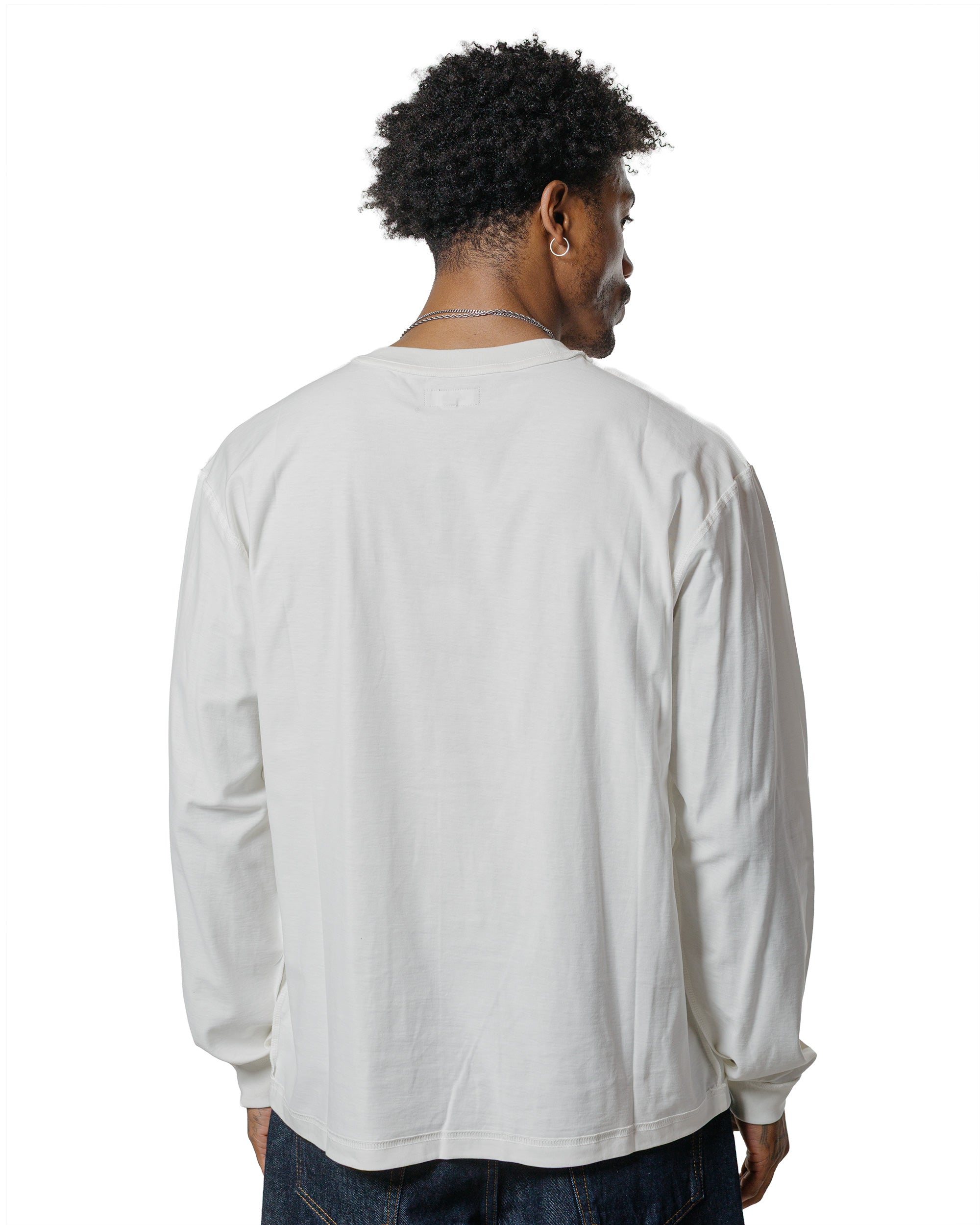 Stüssy Lazy LS Tee White